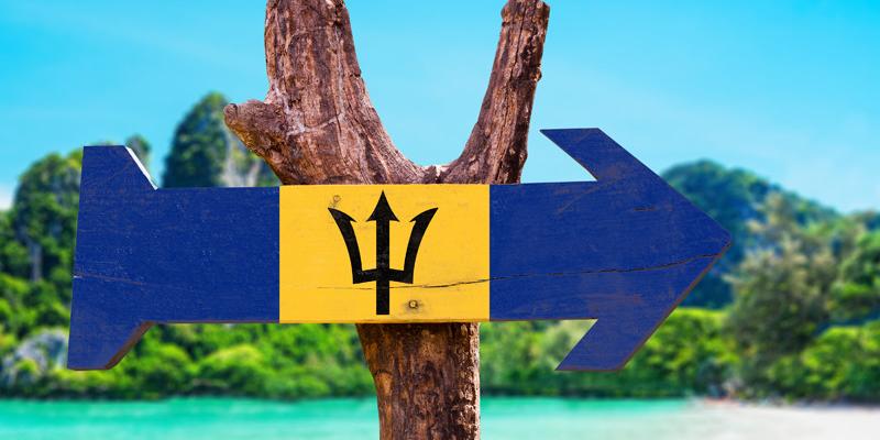 Barbados-flag-beach