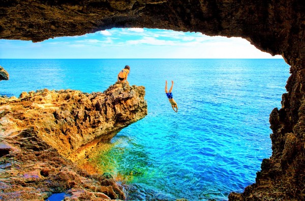 Cape Greco in Cyprus in February 