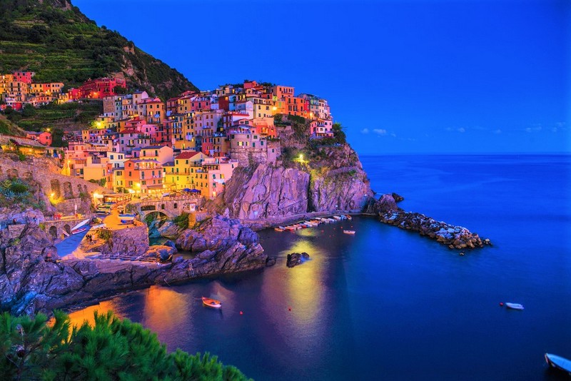 Manarola by night