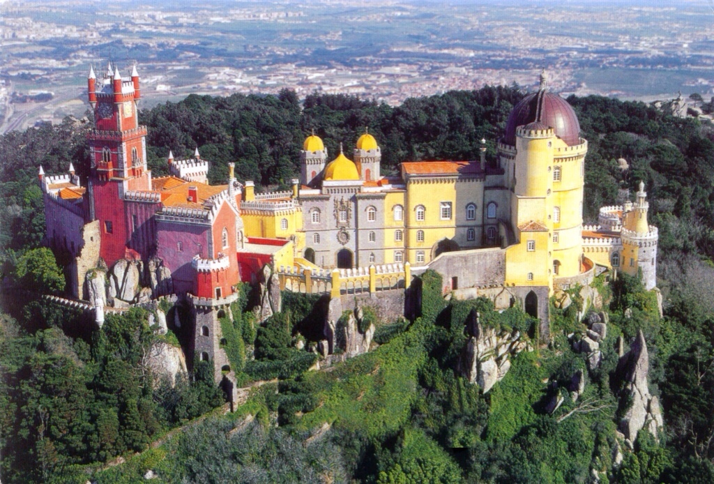 Sintra, Lisbon - colourful palaces