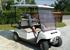 Golf car to move around in the area.