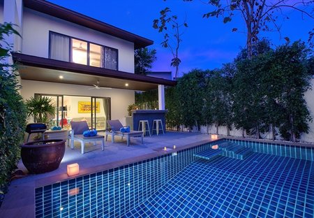 Villa in Choeng Mon, Koh Samui: Pool view