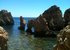 The stunning rock formations at Ponta da Piedade