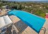 A 60 sq.m sparkling infinity heated pool, sunny all day long