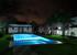 Swimming pool at night