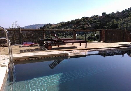 Apartment in Álora, Spain: Private Pool with view of Valley