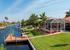 Back Yard with Wrap-around Dock.  Rent a boat and cruise the Gulf of Mexico