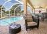 separate seating area on the lanai