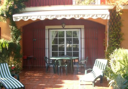House in Lepe, Spain: Back garden