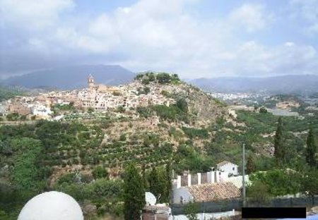 House in Barranc Fondo, Spain: View of Polop de la Marina from La Nucia