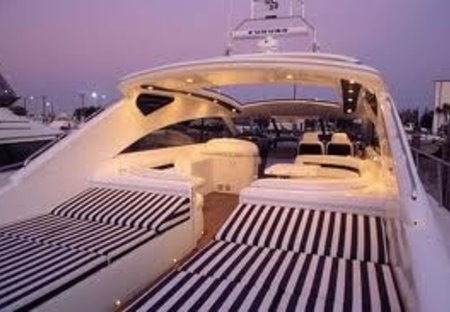 Boat in Croisette-Palm-Beach, the South of France