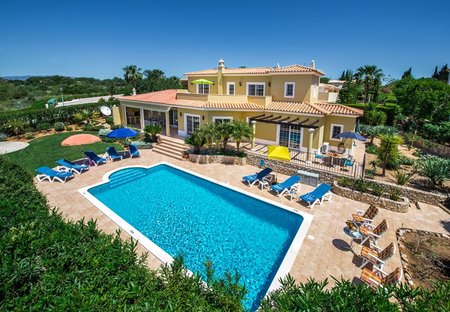 Villa in Boa Nova, Algarve: Panoramic view of Villa and Garden
