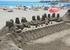 Sand sculpture on the  Las Vistas beach