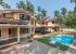3 BHK villa with shared swimming pool, just 12 mins walk to the beach