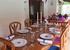 Dining table and chairs with everything for your self catering needs