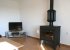 Stove and TV in sitting room