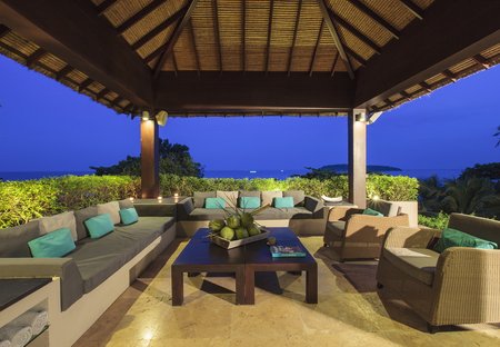 Villa in Chaweng, Koh Samui: Pool sala at Villa 1 of Sangsuri private resort, North Chaweng, Koh S..