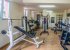 Well-equipped gymnasium.