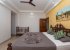Interior of the spacious bedroom