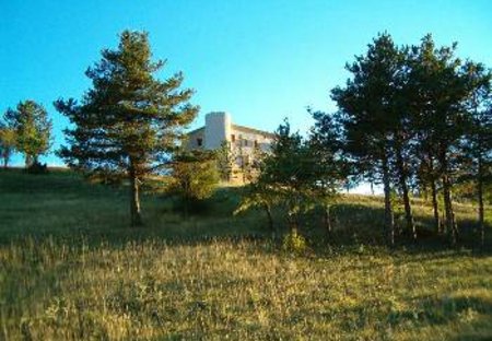 Castle in Saint-André-les-Alpes, the South of France: The Castle