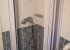 Separate shower in bathroom.