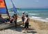 Sailing lessons on the beach at Almyrida