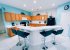 Convenient seating at the breakfast bar