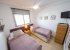 The downstairs bedroom. Beds can be arranged as singles or a double.