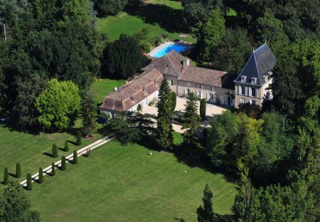 Chateau in Vieux Bergerac, France