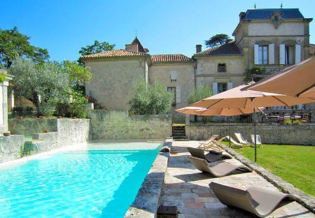 Chateau in Montjoi, the South of France