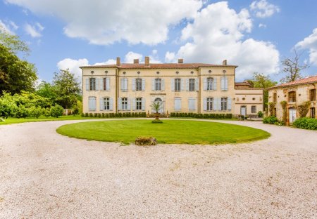 Chateau in Castelnau-Picampeau, the South of France