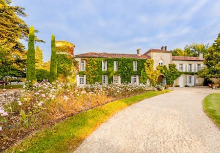 Chateau in Montréal (Gers), the South of France