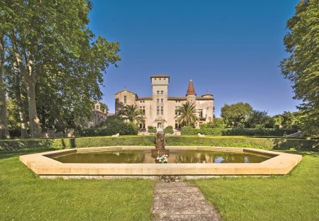 Chateau in Montagnac, the South of France: Chateau St Martin de la Guarrigue by Ciel Rouge Creatio..