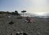 Small beach by marina