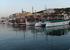 Boats moored in Elounda harbour
