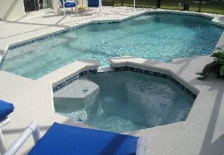 Villa in The Retreat, Florida: Pool and Spa with Extended Sun Deck