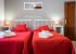 Red Bedroom Configured as a Twin (Also available as a SuperKing)