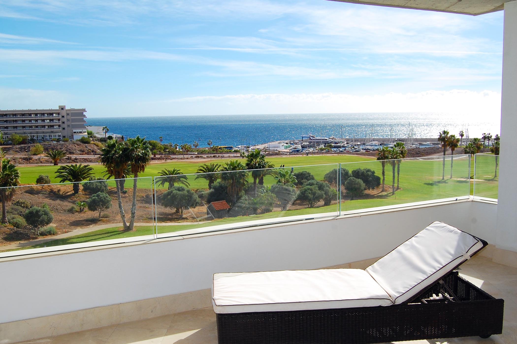 Illustration of Penthouse Condos With Indoor Pool And Golf Course View