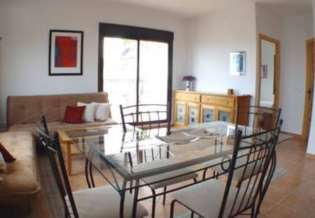 Apartment in Comares, Spain: Sitting Room and Dining Area