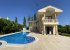 Crystal clear saline pool