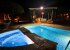 Illuminated Private Pool at Luxury Villa Estate in Corfu
