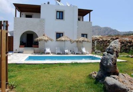 Villa in Lagkada, Crete: Aeolus 5 bedroom holiday rental villa with private pool