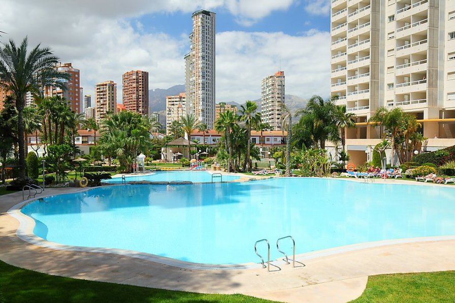 Apartment in Spain, Benidorm swimming pool