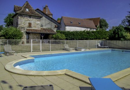 House in Saint-Jean-Lagineste, the South of France:
