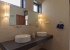 Spacious bathrooms with modern fittings
