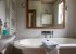 Bathroom with freestanding bath