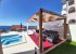 Heated swimming pool, sundeck, patio, sunbeds