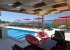 Heated swimming pool, sundeck, patio, sunbeds