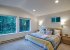 Bedroom with king sized bed