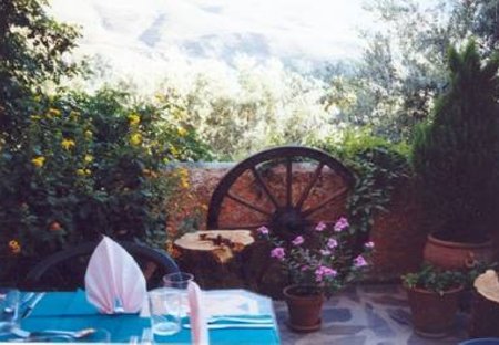 Cottage in Órgiva, Spain: One of our cozy terraces